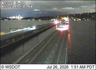 I-90 at MP 5: Floating Bridge Midspan