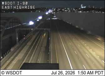 I-90 at MP 5.7: Floating Bridge, East Highrise