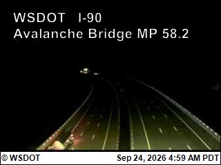 I-90 at MP 58.2: Avalanche Bridge
