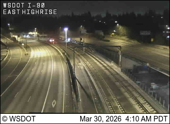 I-90 at MP 5.7: Floating Bridge, East Highrise