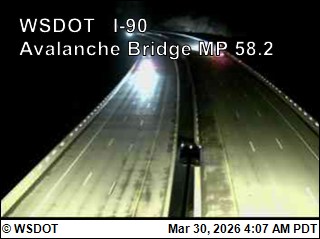 I-90 at MP 58.2: Avalanche Bridge